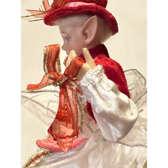 Christmas Sequence Fairy Elf On A Shelf Girl Doll Poseable - Picture 4 of 7